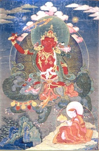 Manjushri matted print